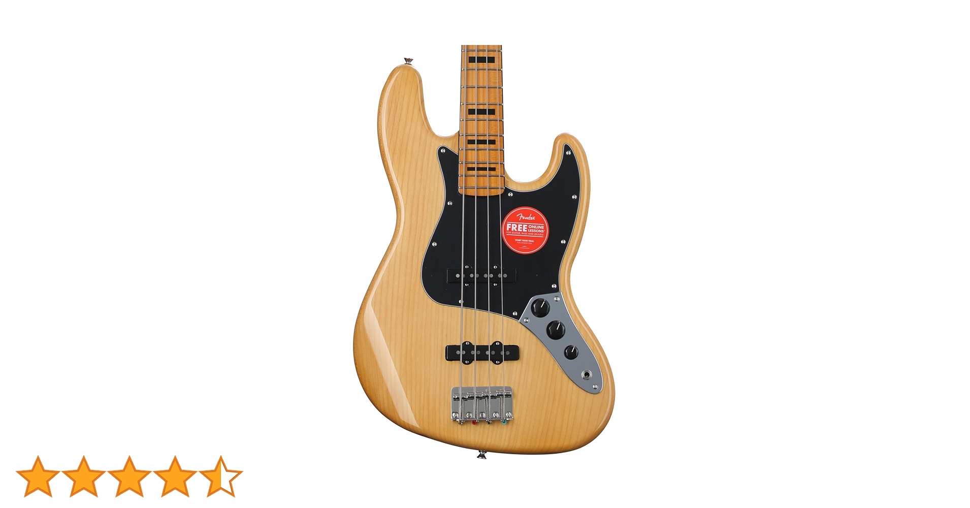 Squier Classic Vibe 70s Jazz Bass Natural - Maple Bas Gitar